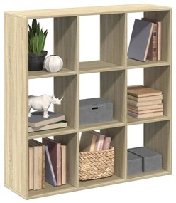 858041 vidaXL Разделител за стая / библиотека, дъб сонома, 102x29x103,5 см