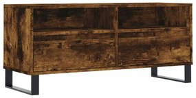 831249 vidaXL ТB шкаф, опушен дъб, 100x34,5x44,5 см, инженерно дърво