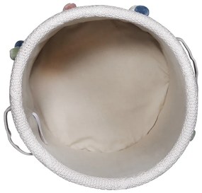 Светлокафява текстилна детска кошница за играчки ø 30x35 cm Taupe – Kindsgut