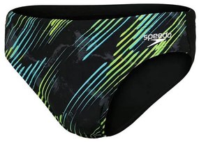 Мъжки бански Speedo Allover 7cm Brief Черен - 30