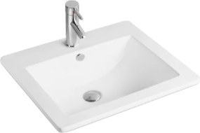 Mexen Lora мивка за вграждане в плот 53 x 46 см, бяла - 25365300
