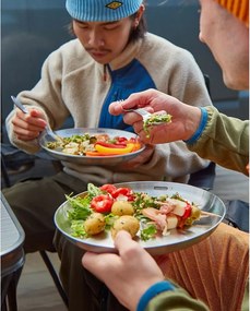 Чинии в комплект 4 бр. от неръждаема стомана в сребрист цвят ø 25,5 cm – Black + Blum