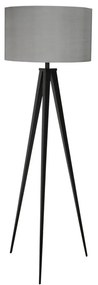 Черно-сива подова лампа Статив, ø 50 cm - Zuiver