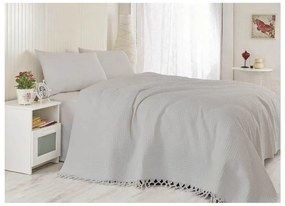 Бежово памучно покривало за легло 220x240 cm Pique – Mijolnir