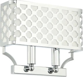 Open Design OR84597 - Стенно осветително тяло VERNO 2xE14/12W/230V лъскав хром