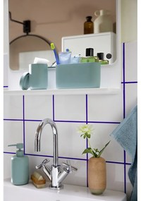 Зелен органайзер за баня за памучни тампони от полиресин Tom Tailor T-Color Bath – Wenko