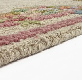 Ръчно изработен вълнен килим 140x200 cm Elise Floral – Flair Rugs
