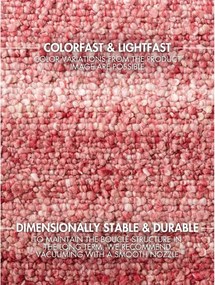 Тъмнорозов ръчно изработен килим от букле 120x170 cm Notting Hill Portobello – Ted Baker