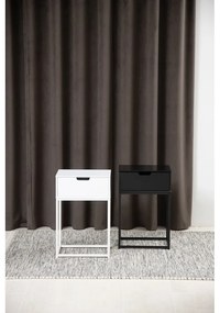 Черно нощно шкафче Mitra - Actona