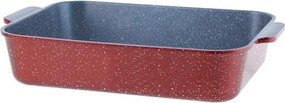 Тава за фурна и котлон Oliver Voltz OV54322BS30, 30x21x5.7 см, Емайлирана, Незалепващо покритие, Индукция, Червен меланж