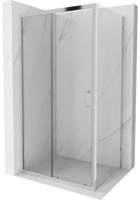 Mexen Apia душ кабина плъзгаща 90 x 70 см, прозрачно, хром - 840-090-070-01-00