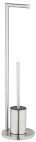 WENKO 25676100 - Тоалетен комплект FERLA 18x69,5 cm неръждаема стомана/сатен