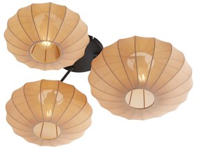 Japandi плафон кафяв 3 светлини - Multi Bida