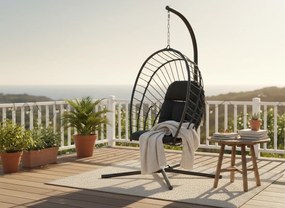 Висящ фотьойл Fold-черен