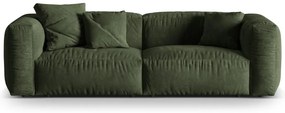 Зелен кадифен модулен диван 240 cm Martina – Micadoni