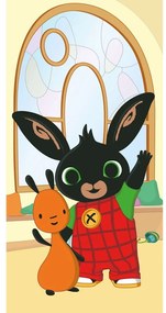 Памучна детска кърпа 70x140 cm Bing "Hoppity" – Jerry Fabrics