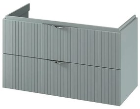 Cersanit S1015-012 - Висящ шкаф за баня под мивка TIRSO 100x45 cm в цвят мента