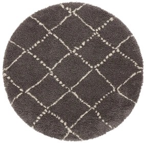 Сив килим , ⌀ 160 cm Hash - Mint Rugs