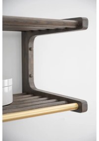 Тъмнокафява дъбова закачалка за стена Inverness - Rowico