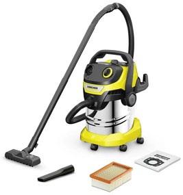 Безжична прахосмукачка Kärcher WD 5 S V-25/5/22 Жълт Черен 1100 W