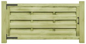 Sonata Градински порти, 2 бр, FSC импрегниран бор, 150x75 см, зелени