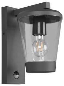 Външно осветително тяло със сензор за движение (височина 28 cm) Cavado – Trio