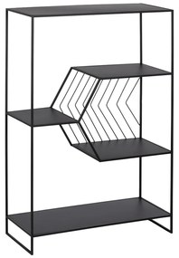 Черен метален стелаж 80x120 cm – Ixia