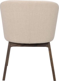 Бежови тапицирани трапезни столове в комплект 2 бр. Windham – Rowico