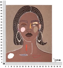 Живопис 80x100 cm Tribal - Mauro Ferretti