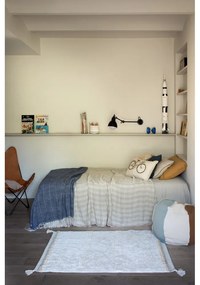 Кремав ръчно изработен памучен килим подходящ за пране 120x160 cm Bloom Natural – Lorena Canals