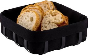 Панер за хляб OLIVER BROWN OB-1225-B, 21х21х8.5 см, Метал, Текстил, Черен