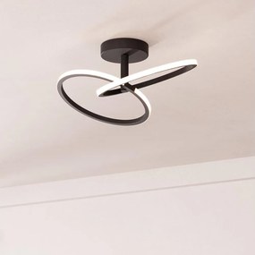 Eglo 902144 - LED плафон CONGIUNTI LED/12W/230V 2700/4000/6500K черен