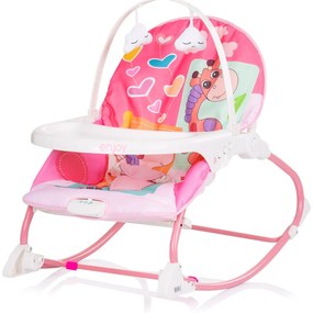 Chipolino - Музикален шезлонг "Енджой"розов