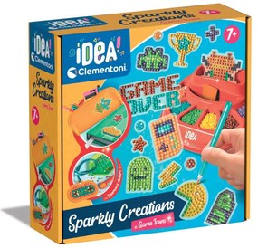 Clementoni - Диамантен Гоблен - Картина с Диамантена Мозайка Game Icons 18774