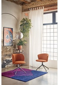 Оранжев тапициран трапезен стол Mogi – Teulat