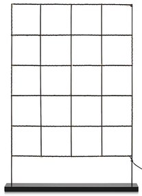 Черна светлинна декорация , височина 61 cm Elisabeth - Markslöjd