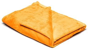 Жълто одеяло от микроплюш , 150 x 200 cm - My House