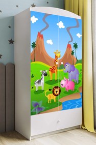 Гардероб Babydreams Cartoon-Leuko-Safari