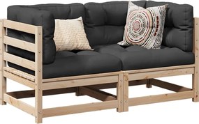 3295810 vidaXL Градински комплект от 2 части, масивна борова дървесина