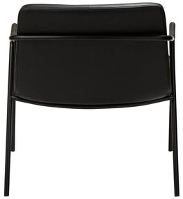 Черно кресло от изкуствена кожа Boto - DAN-FORM Denmark
