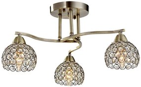 Полилей Elmark Liza три светлини-Злато