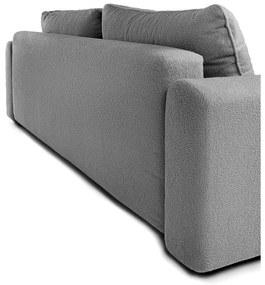 Сив разтегателен диван от букле 247 cm Quinoa – Bonami Selection