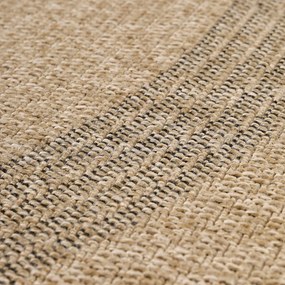 Черно-бежов кръгъл външен килим ø 80 cm Comilla – Ayyildiz Carpets