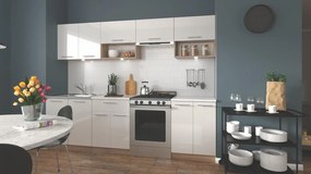 Кухня Viola 260 бял гланц с включен плот