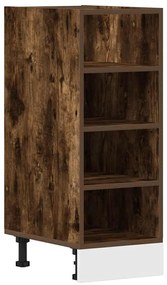 854197 vidaXL Долен шкаф "Рига", опушен дъб, 30x44,5x81,5 см, инженерно дърво