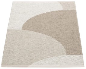 Бежов килим за открито и закрито 70x90 cm Hill Dark Linen – Pappelina