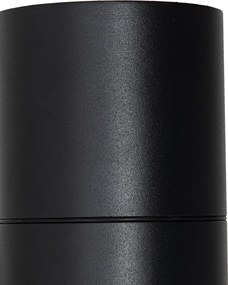 Външен аплик черен 2-светлинен AR70 със сензор за движение - Duo