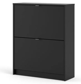 Черна накланяща се стойка за обувки Shoes – Tvilum