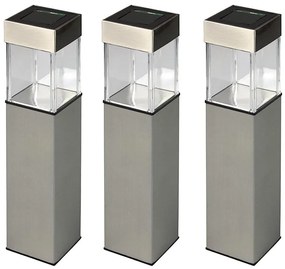 Grundig 90048 - Комплект 3x соларни LED лампи 5,5x28см, 1xAAA 600mAh