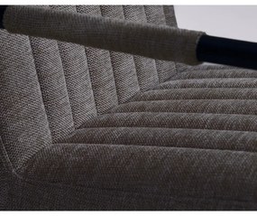 Тъмносиво кресло Trout – Unique Furniture